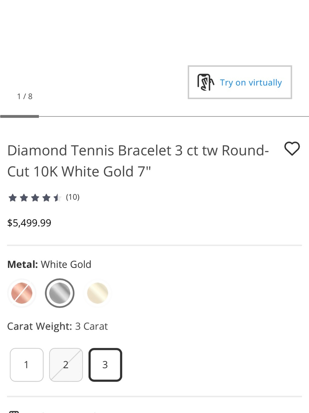 Silver Tennis Bracelet - Classic Sparkle - Picture 10 of 13